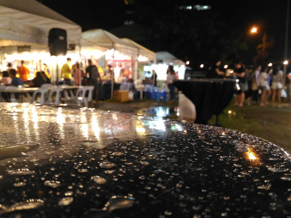 Outdoor Event Raining