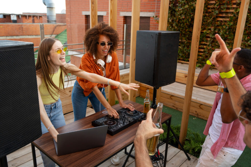 backyard party DJ